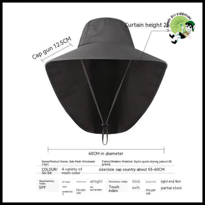 Casquette Large Bord Unisexe - Chapeaux de cueillette