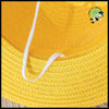 Chapeau Cosplay Paille Jaune - Diamètre de la tête 31 cm - Chapeaux cueillette