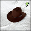 Chapeau Cowboy Vintage Unisexe - Brun 1 / 57-59CM - Chapeaux de cueillette