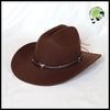 Chapeau Cowboy Vintage Unisexe - Brun 2 / 57-59CM - Chapeaux de cueillette