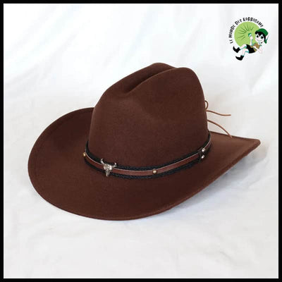 Chapeau Cowboy Vintage Unisexe - Brun 2 / 57-59CM - Chapeaux de cueillette