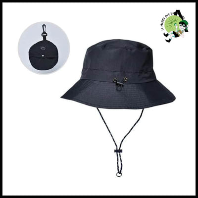 Chapeau Étanche Montagne Pêche - Noir - Chapeaux de cueillette