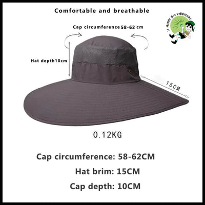 Chapeau Pêcheur Imperméable Montagne Été - Chapeaux de cueillette