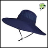 Chapeau Pêcheur Imperméable Montagne Été - Marin / 58-62CM - Chapeaux de cueillette