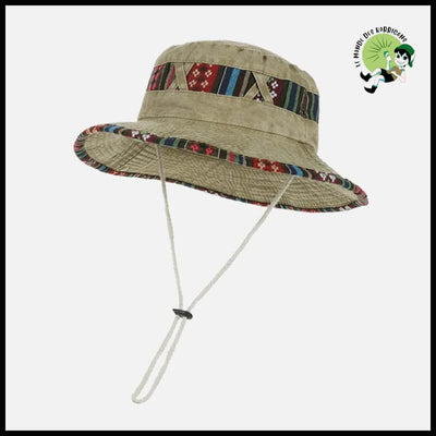 Chapeau Pêcheur Montagne Nouvelle Mode - Kaki / Réglable 55-59 cm - Chapeaux de cueillette