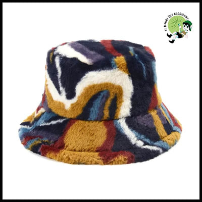 Chapeau Seau Fausse Fourrure Automne-Hiver - 2 - Chapeaux de cueillette