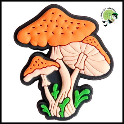 Charme de Chaussure en PVC Champignon Magnifique - 1pcs 10 - Stickers muraux et affiches illustrant des champignons