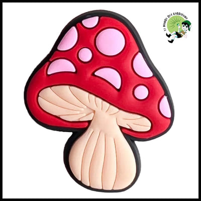 Charme de Chaussure en PVC Champignon Magnifique - 1pcs 16 - Stickers muraux et affiches illustrant des champignons