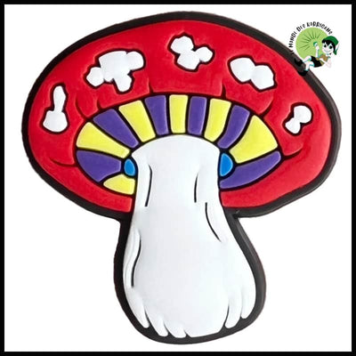 Charme de Chaussure en PVC Champignon Magnifique - 1pcs 18 - Stickers muraux et affiches illustrant des champignons