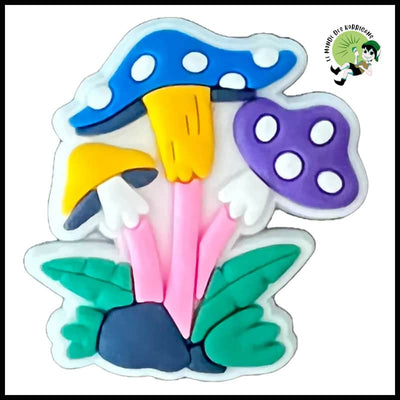 Charme de Chaussure en PVC Champignon Magnifique - 1pcs 5 - Stickers muraux et affiches illustrant des champignons