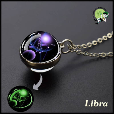 Collier Constellation Lumineux Zodiaque - Balance - Colliers avec pendentifs symboliques