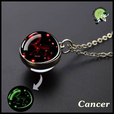 Collier Constellation Lumineux Zodiaque - Cancer - Colliers avec pendentifs symboliques