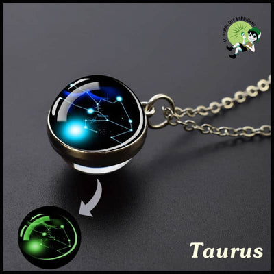 Collier Constellation Lumineux Zodiaque - Taureau - Colliers avec pendentifs symboliques