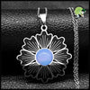 Collier déclaration pierre lune - B DanBai 50cm O SR - Colliers avec pendentifs symboliques