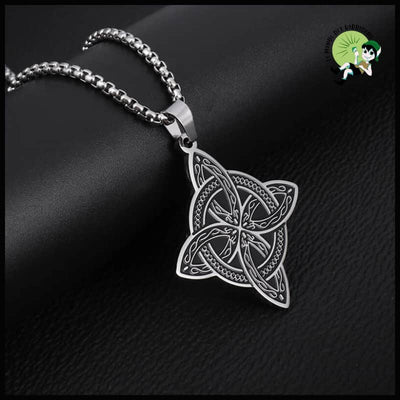 Collier Nœud Celtique Triquetra - AL19040-Argent - Colliers avec pendentifs symboliques