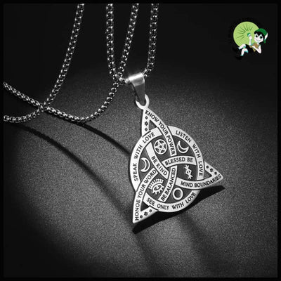 Collier Nœud Celtique Triquetra - AL4578-Argent - Colliers avec pendentifs symboliques