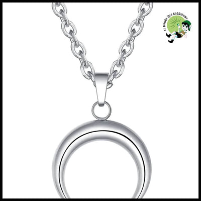 Collier Pendentif Croissant de Lune - Argent - Colliers avec pendentifs symboliques