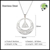 Collier Pendentif Noeud de Sorcière pour Vikings - Acier inoxydable 1 - Colliers avec pendentifs symboliques