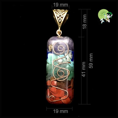 Collier Pendentif Orgone Cristal - Accessoires de méditation et prière