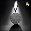 Collier Pendentif Talisman de Sorcellerie en Acier Inoxydable pour Hommes et Femmes - Plaqué Pistolet Noir / 60cm