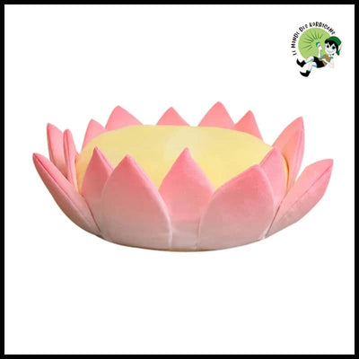 Coussin de Méditation en Forme Fleur Lotus 3D - Coussins méditation avec motifs naturels