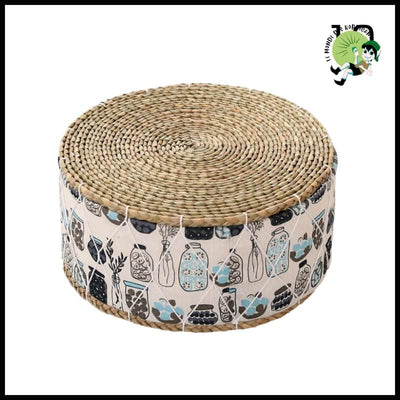 Coussin de Méditation Enfant Style Japonais - 10 / W30 x H20 cm - Coussins méditation avec motifs naturels