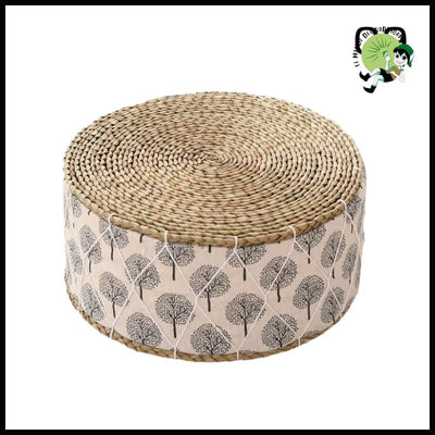 Coussin de Méditation Enfant Style Japonais - 9 / W30 x H20 cm - Coussins méditation avec motifs naturels