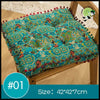 Coussin de Méditation Marocain Rond/Square en Coton Épais - 42x42cm 1 Carré / A - Coussins méditation avec motifs