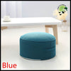 Coussin de Méditation Rond en éponge Haute Résistance - Bleu - Coussins méditation avec motifs naturels