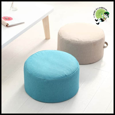 Coussin de Méditation Rond en éponge Haute Résistance - Coussins méditation avec motifs naturels