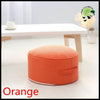 Coussin de Méditation Rond en éponge Haute Résistance - Orange - Coussins méditation avec motifs naturels