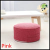 Coussin de Méditation Rond en éponge Haute Résistance - Rose - Coussins méditation avec motifs naturels