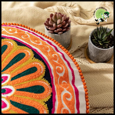 Coussin de Méditation Style Marocain - Coussins méditation avec motifs naturels