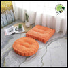 Coussin de Siège Épais pour Balcon Tatami Méditation Sol Salon - Orange / 60X60cm Carré - Coussins méditation