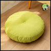 Coussin de Sol Rond pour Méditation et Yoga - Vert / 42cm - Coussins méditation avec motifs naturels