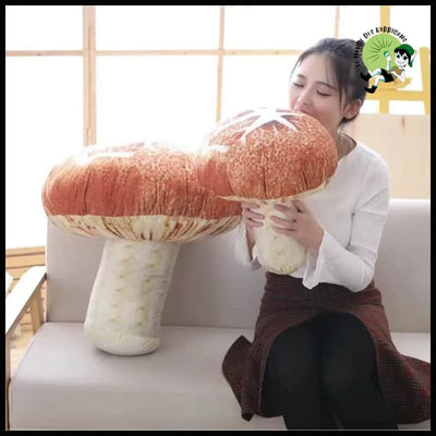 Coussin Peluche Champignon Lavable - Coussins et couvertures avec des motifs de champignons