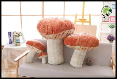 Coussin Peluche Champignon Lavable - Coussins et couvertures avec des motifs de champignons