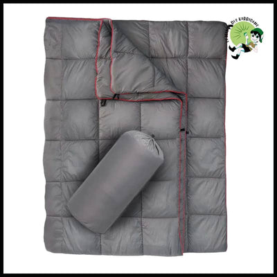 Couverture de Camping en Duvet Ultralégère - Gris - Couvertures pique-nique naturelles