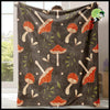 Couverture Flanelle Champignon Douce - 1 / 100x150cm - Coussins et couvertures avec des motifs de champignons