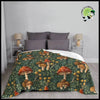 Couverture Premium Flanelle Ambiance Cocooning - Coussins et couvertures avec des motifs de champignons