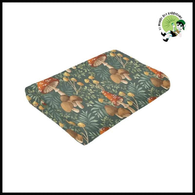 Couverture Premium Flanelle Ambiance Cocooning - Coussins et couvertures avec des motifs de champignons