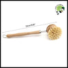 Ensemble de 4 Brosses Nettoyage Écologiques en Bois pour la Cuisine - 4pcs - douces nettoyer les champignons