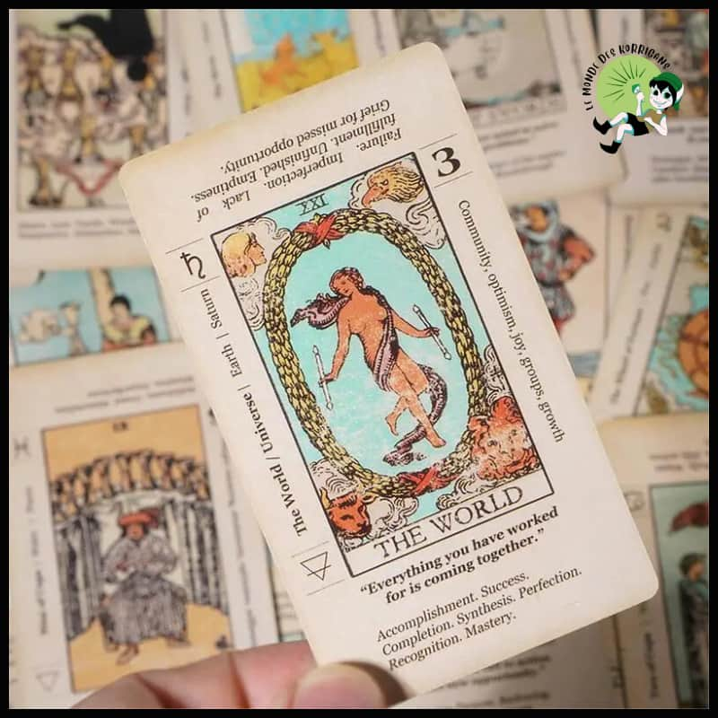 Ensemble de Cartes Tarot Earth Wisdom Fun Party - Jeux cartes tarot artistiques