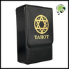 Ensemble de Protection et Rangement pour Cartes Tarot - Noir - Jeux cartes tarot artistiques