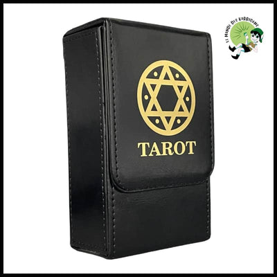 Ensemble de Protection et Rangement pour Cartes Tarot - Noir - Jeux cartes tarot artistiques