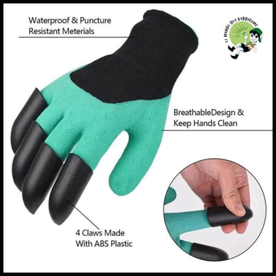 Gants de Jardinage avec Griffes - Kits d’outils multifonctions pour les cueilleurs