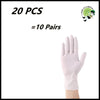 Gants jetables en nitrile pour enfants - Blanc 20pcs / XS - Kits d’outils multifonctions les cueilleurs