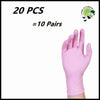 Gants jetables en nitrile pour enfants - Rose 20pcs / XS - Kits d’outils multifonctions les cueilleurs