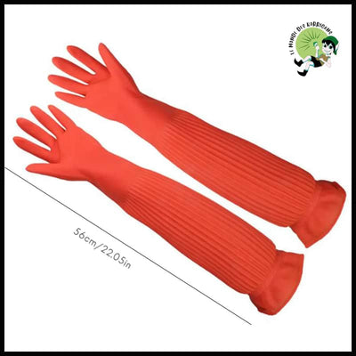 Gants Longs en Latex Épais pour Jardinage - Kits d’outils multifonctions les cueilleurs