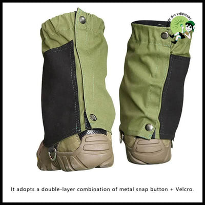 Guêtres Imperméables Randonnée Outdoor - Vert - Pantalons résistants à l’eau et aux taches